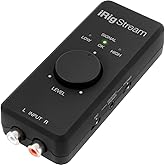 IK Multimedia iRig Stream stereo audio interface for iPhone, iPad, Mac, iOS and PC with USB-C, Lightning and USB for 24-bit, 48 kHz recording from mixers and studio gear