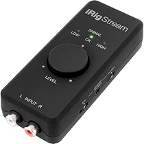IK Multimedia iRig Stream stereo audio interface for iPhone, iPad