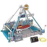 Faller 140420 FUN-Schiff Motorized Swing Boat Carnival Ride w/DCC Decoder HO Scale Plastic Building Kit 11-1/4 x 7-3/16 x 8-1/4 inches or 28.5 x 18.3 x 21 cm