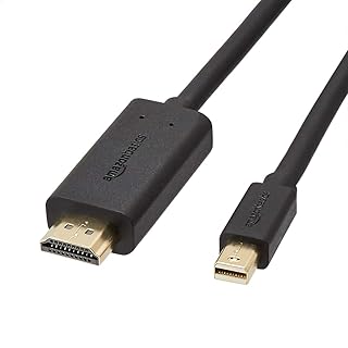AmazonBasics Mini DisplayPort to HDMI Cable - 10 Feet, 10-Pack