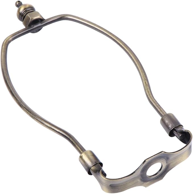 OSALADI Lamp Harp Holder with Saddle and Finial Heavy Duty Lamp Harp