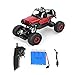 RC Cars Off-Road Vehicles Rock Crawler Monster Trucks 4WD RC Trucks 1:18 2.4GHz RC Hobby Cars Racing Cars with LED Light for Kids- Red