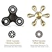 Buylen For Rudder Spinner Fidget Brass Rainbow EDC ADHD Foucus Toy With Six Wings High Speed Bearing ,Smoother and Longer Rotation,Anxiety Relief Toys