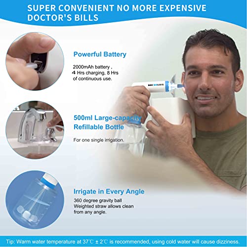 BOCOOLIFE Ear Cleaning Wax Removal Kit, Ear Electric Cleaner for Wax