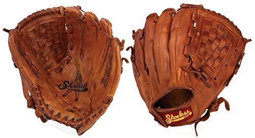 Shoeless Joe Gloves Basket Weave Pocket Brown Glove, 12-Inch, Left Handed