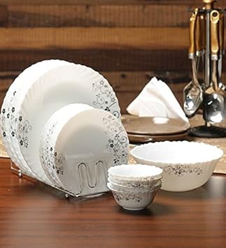 Diva Mystrio Black 19 Pcs Dinner Set