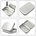 Zanzpc 8-Pack Metal Hinged Tin Box Containers With Solid Hinged Top,Use for First Aid Kit,Survival Kits,Storage,Herbs,Pills,Crafts and More.