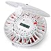 LiveFine Automatic Pill Dispenser, 28-Day Electronic Medication Organizer with Alarm Reminders, Flashing Light and Safety Lock - Dispenses Prescriptions Up to 6 Times Per Day - Clear Lid primary