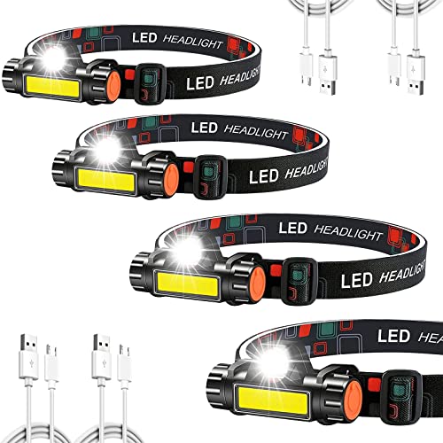 Headlamp Rechargeable, Super Bright High Lumen Headlamps, LED Head Lamp
