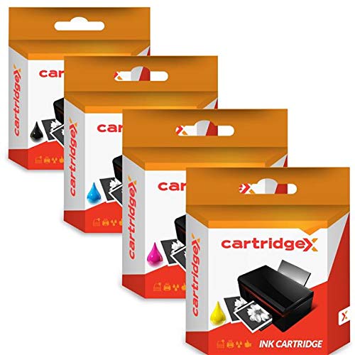 Cartridgex 4 Compatible Ink Cartridge Set Replacement for Epson Stylus SX200 SX205 SX210 SX215 SX218