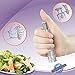 Salt Grinder: Thumb Push Pump and Grind Salt Mills by Alpha Armour, Seasoning and Spice Tools, Stainless Steel
