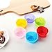 ScivoKaval 24 Pack Reusable Silicone Baking Cups, for Cupcake Muffin Liners, Non-stick and Heat Resistant, Multicolor Mini Cake Rainbow Molds