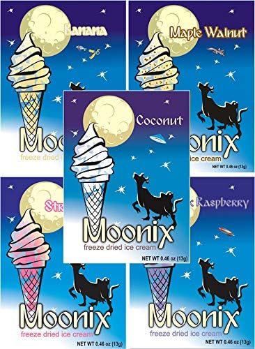 Moonix Freeze Dried Ice Cream VARIETY 25ct (Fruit&Nut)