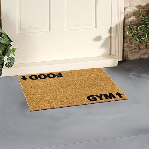 CKB Ltd Food Gym Novelty Doormat Unique Doormats Front/Back Door Mats