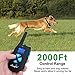 Awaiymi Dog Training Collar with Remote 2000ft Rechargeable Waterproof Electric Dog Shock Collar with Beep Vibration Shock for Small Medium Large Dogs [2019 Upgraded]