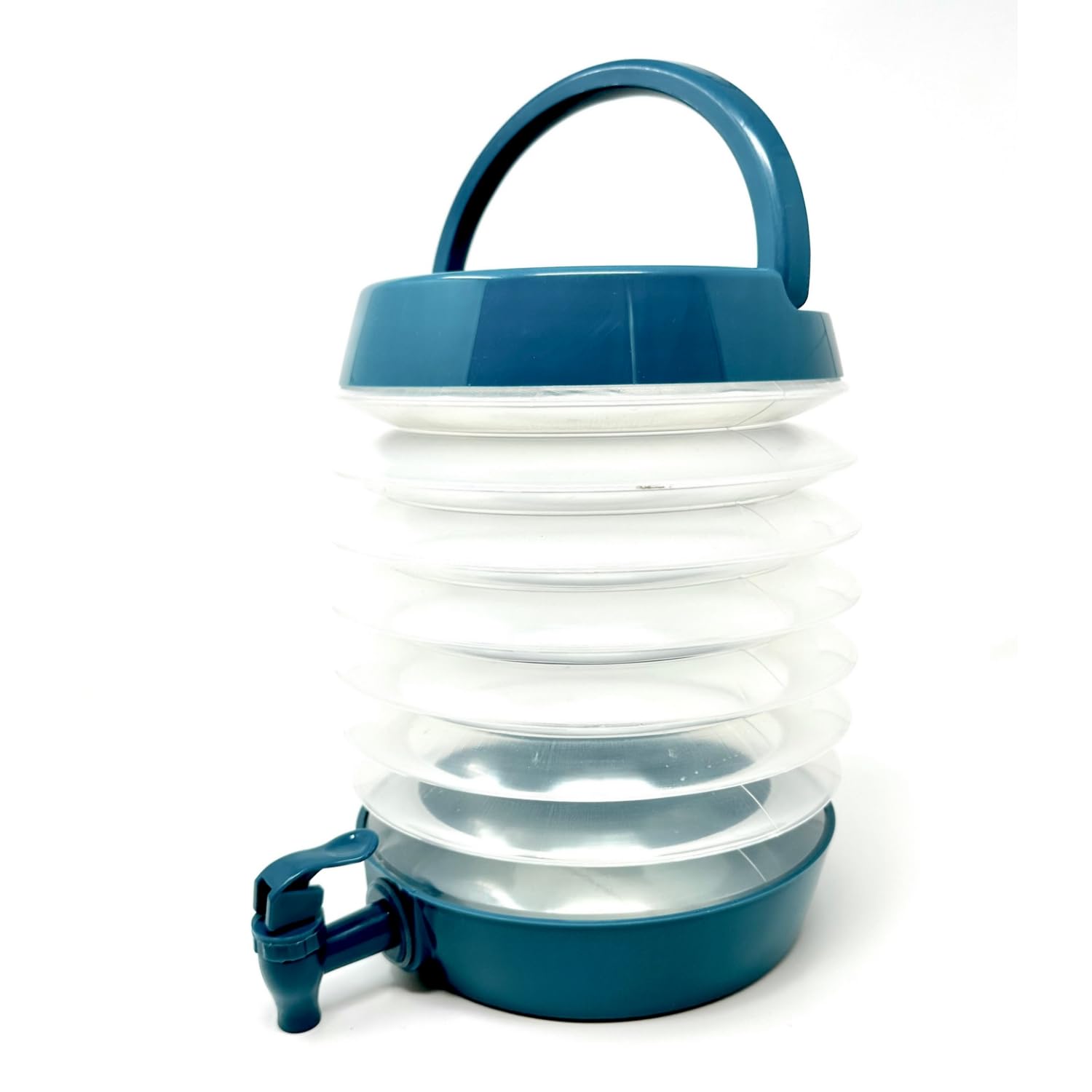 Camp 4 Foldable Water Dispenser, 5.5 Liters, Petrol Blue