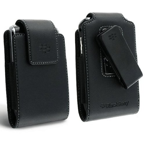 OEM BlackBerry Curve 9380 9370 9360 GENUINE LEATHER CASE SWIVEL CLIP HOLSTER POUCH