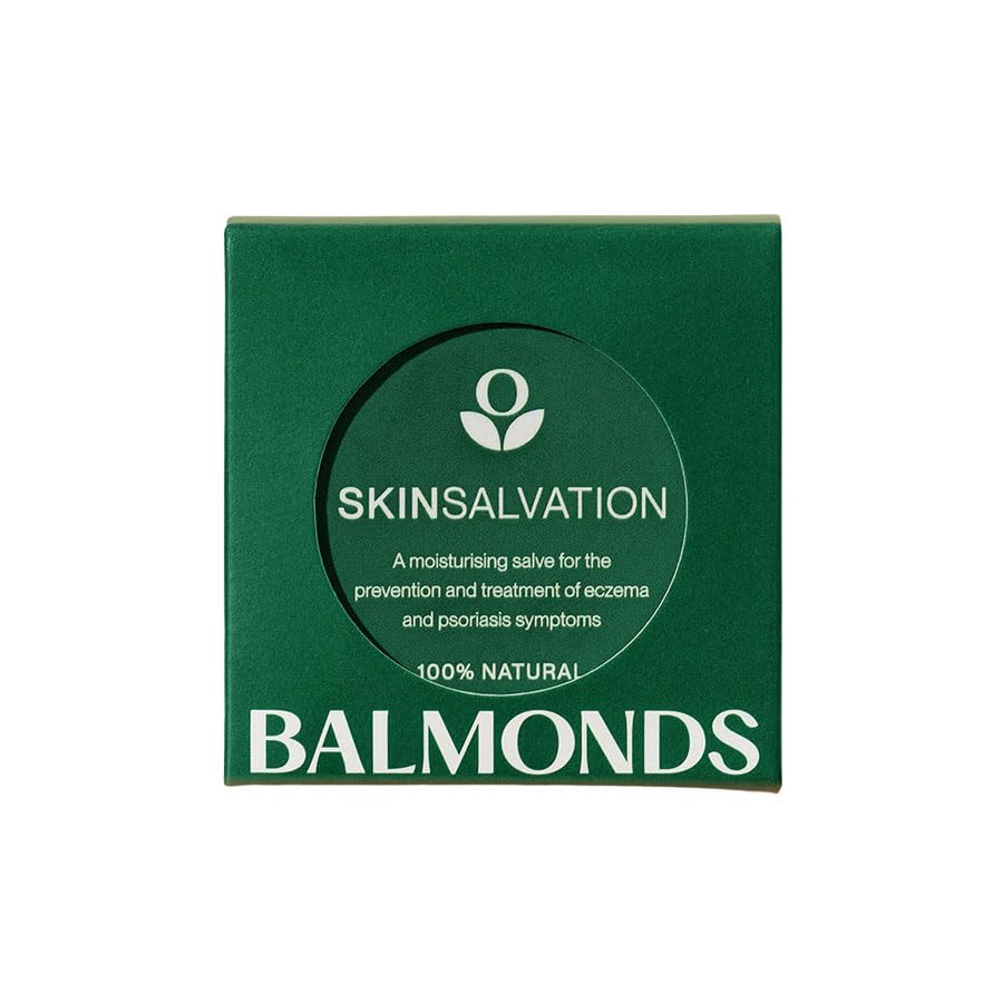 Balmonds Skin Salvation Moisturising Balm 50ml - Natural Eczema & Psoriasis Treatment Suitable for All Ages, Handmade in UK