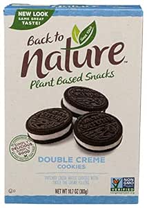Back To Nature Cookies Non Gmo Double Classic Creme 10 7 Ounce Packaging May Vary Amazon Com Grocery Gourmet Food