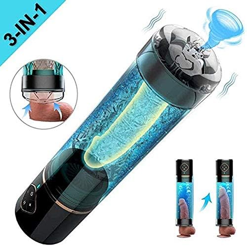 POHSW Male 4D Male Electric Vacuum Water Pump Enlarger Muscle Exercise Body Extender Endless Happiness,Endurance Trainer Couples Gifts