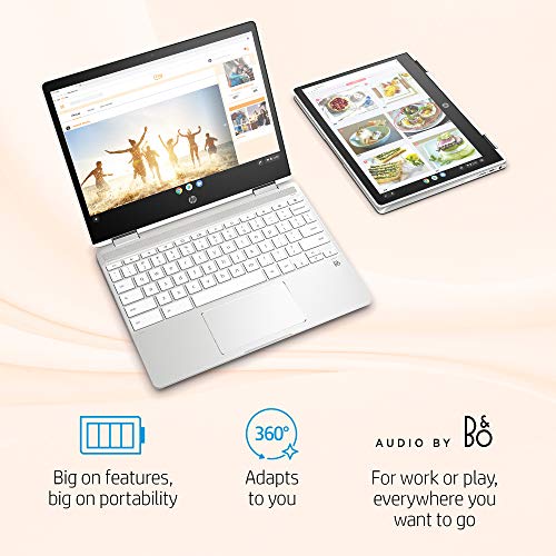 HP Chromebook X360 12-Inch HD+ Touchscreen Laptop, Intel Celeron N4000, 4. GB SDRAM, 32 GB eMMC, Chrome (12b-ca0010nr… - Image 2