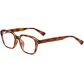 Dollger Blue Light Glasses Men Rectangle Vintage Anti BlueLight Blocking Glare Cute Trendy Computer Gaming UV Eyeglasses