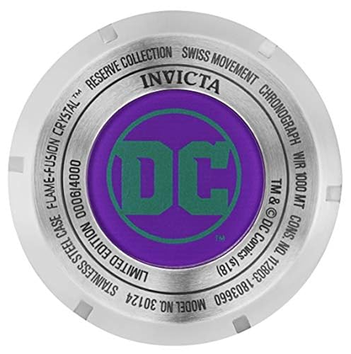Invicta Men's DC Comics Joker Quartz Watch, Green, 30124 in Kuwait