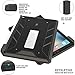 Poetic Revolution iPad Pro 12.9 Rugged Case Cover with Hybrid Heavy Duty Protection and Built-in Screen Protector and Kickstand for Apple iPad Pro 12.9 (1st Gen 2015) Black