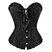 frawirshau Black Corset Top Corsets for Women Renaissance Corset Plus Size Corset Womens Corsets Black 5XL