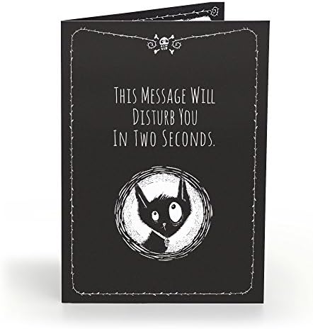 Anti- greeting Card - self disturb by Misfortune Cookies