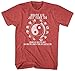 Bruce Lee Chinese Martial Arts Icon Jeet Kune Do Adult T-Shirt, Large, Red
