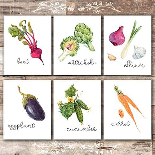 Kitchen Wall Decor Art Prints Botanical Prints (Set of
