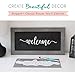 Welcome, Home Sweet Home, Grateful Calligraphy Stencilling Set - Country Farmhouse Word Stencils – Set of 3 Reusable Sign Stencils – Easy Rustic DIY Décor