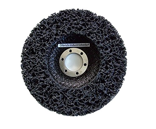 Olbrich-Industriebedarf Cleaning Disc, 125 mm, Pack of 5, Black