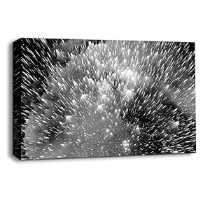 Black and White Energy Wave Pictures Home Wall...
