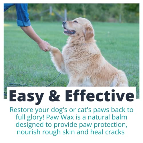 PET CARE Sciences Paw Wax 2 Oz Tin of Dog Paw Balm for Dry Paws Paw