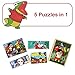 Ryan's World - Wooden Super Hero Jigsaw Puzzles (Set of 5) with Wooden Storage Box