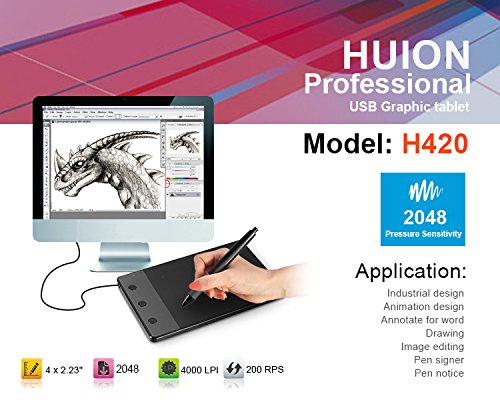 Huion-H420-USB-Graphics-Drawing-Tablet-Board-Kit