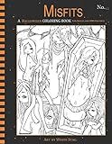 Misfits A Halloween Coloring book for Adults and ODD Children: Living Dead and Monster Girls (Misfits A Coloring Book for Adults and ODD Children) by White Stag