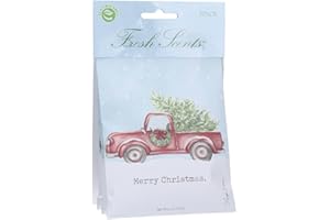 Willowbrook | Fresh Scents Scented Sachet Packet | Merry Christmas | Air Freshener Bags for Drawers, Closets, Cars | 3 Pack | Long Lasting Home Fragrance