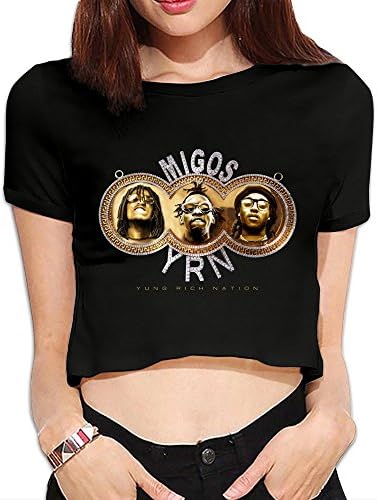 Faktor04 Yung Rich Nation Migos Short Sleeve Sexy Lo Shi Shirts For Women