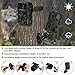 RUNACC 12MP 1080P Trail Camera High-Definition Hunting Cameras Motion Activated Wildlife Game Cam Night Vision, 0.2-0.6s Trigger Time, IP56 Waterproof, 2.4'' LCD Screen, 16GB TF Card Included
