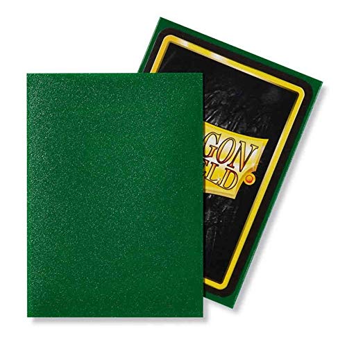 Dragon Shield Matte Deck Protectors, Standard Size, Matte, Emerald Green, 100 pieces
