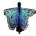 VESNIBA Soft Fabric Butterfly Wings Shawl Fairy Ladies Nymph Pixie Costume Accessory (197125CM, Blue)