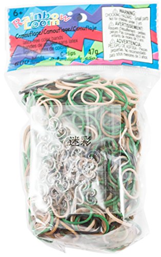 Rainbow Loom Camo Rubber Bands with 24 C-Clips (600 Count) - //coolthings.us