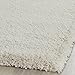 SAFAVIEH Milan Shag Collection Accent Rug - 3' x 5', Ivory, Solid Design, Non-Shedding & Easy Care, 2-inch Thick Ideal for High Traffic Areas in Entryway, Living Room, Bedroom (SG180-1212)