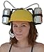 Fairly Odd Novelties Beer and Soda Guzzler Helmet and Drinking Party Hat, Yellow