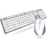 Wireless Keyboard and Mouse, UHURU 2.4GHz Compact Wireless Keyboard Mouse Combo with 13 Hotkeys for Windows 10 / 8 / 7 / Vista / XP, Laptop, Smart TV, Surface Pro