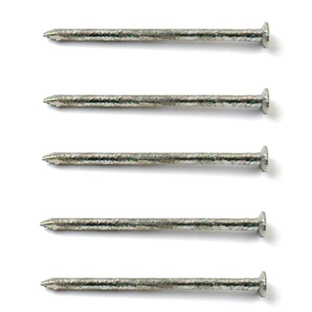 Merriway BH03746 (500 gm) Galvanised Round Wire Nail, 38mm (1.1/2 inch) - Pack of 500 gm