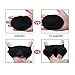 Welnove Fabric Metatarsal Pads Reusable Ball of Foot Cushions, Gel Forefoot Pads Pain Relief for Mortons Neuroma and Prevent Callus-2 Pieces L-Size of Black Metatarsal Pads